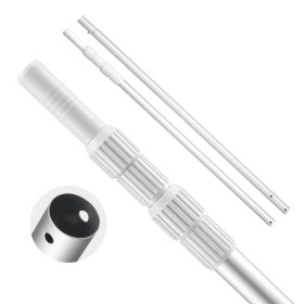 Pool Pole, 3.4 to 12 Ft Telescoping Swimming Pool Cleaning Poles, Professional Adjustable Telescopic Pole with Extension Pole