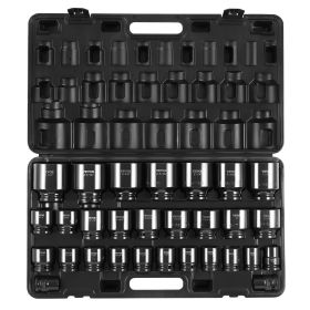 Impact Socket Set 3/4 Inches 29 Piece Impact Sockets, 6-Point Sockets, Rugged Construction, CR-M0