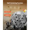 6-Jaw Lathe Chuck, 6 Inch (160 mm), Self-Centering Chuck with D1-4 Cam Lock Backing Plate, 0.12-5.71 in (3-145 mm) Clamping Range with T-wrench Screws