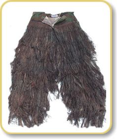 BDU Ghillie Suit Pants| Color| Desert (Option: Large - long)