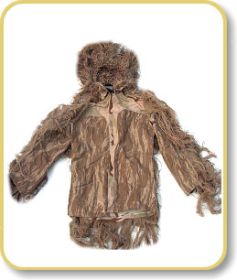 Sniper BDU Ghillie Suit Jacket| Color| Leafy Green (Option: Large - long)