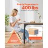 Wooden Folding Chairs with Cushion, Set of 2, Portable Foldable Cushion Chair with Wooden Frame, Modern Padded Dining Chair for Kitchen, Office