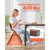 Wooden Folding Chairs with Cushion, Set of 4, Portable Foldable Cushion Chair with Wooden Frame, Modern Padded Dining Chair for Kitchen, Office