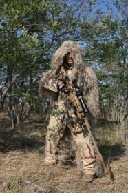 Ultra-Light Sniper BDU Jacket| Ghillie color| Leafy Green;BDU pattern| Digital Desert (Option: 2XLL - 2 Extra Large Long)