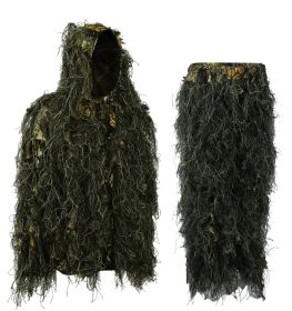 Hybrid 3D Leafy Ghillie suit| Color| Woodland (Option: 2X/3X)